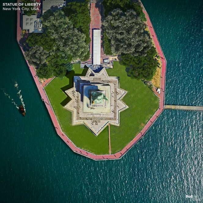 A Bird’s Eye View of 6 Famous Structures. Amazing Monuments Seen from an Unusual Angle