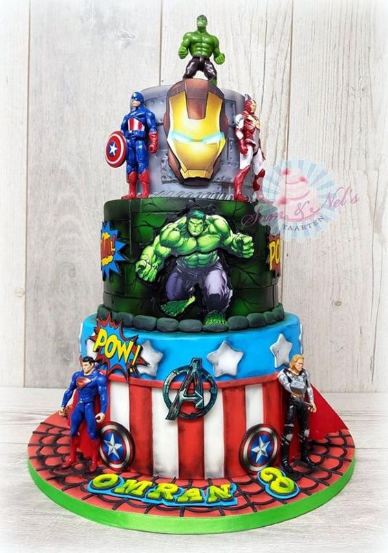18 Original Cakes That All Fans of Comics and Movies About Superheroes Will Fall For!