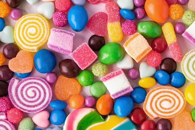 variety of candies